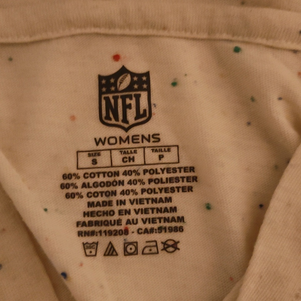 Women's Packers Cream Multicolor Hoodie Long Sleeve Shirt Size Small - Picture 4 of 7